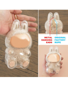 Funda Protectora LABUBU 2PCS Bolsa Exhibición Plástico PVC 2