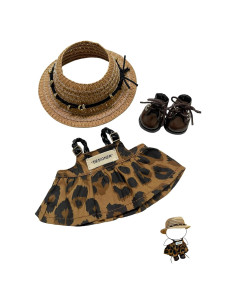 Conjunto de Ropa para Muñeca 17cm Pyinkovix - Vestido, Sombrero y Zapatos