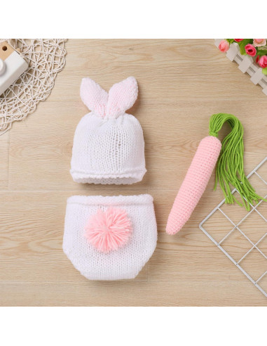 Conjunto de Disfraz de Conejo de Pascua IBTOM CASTLE para Bebé