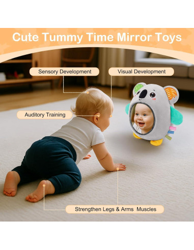 Juguete Sensorial FIOBEE Koala Gris para Bebés 0+ Meses