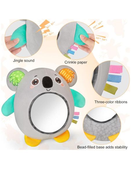 Juguete Sensorial FIOBEE Koala Gris para Bebés 0+ Meses