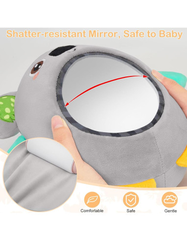 Juguete Sensorial FIOBEE Koala Gris para Bebés 0+ Meses