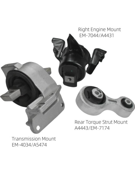 Juego de Montaje Motor y Transmisión Mazda 6 2009-2013 2.5L