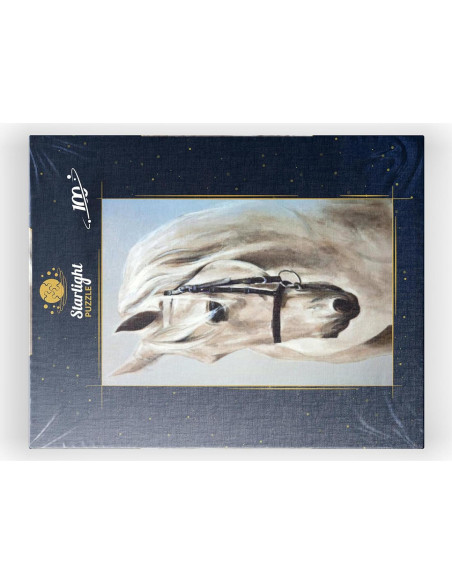 Rompecabezas 100 Piezas MyPuzzle Caballo Blanco Pintura al Óleo Rompecabezas 100 Piezas MyPuzzle Caballo Blanco Pintura al Óleo
