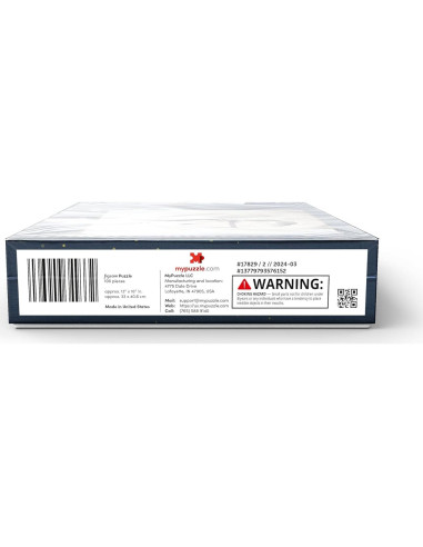 Rompecabezas 100 Piezas MyPuzzle Caballo Blanco Pintura al Óleo