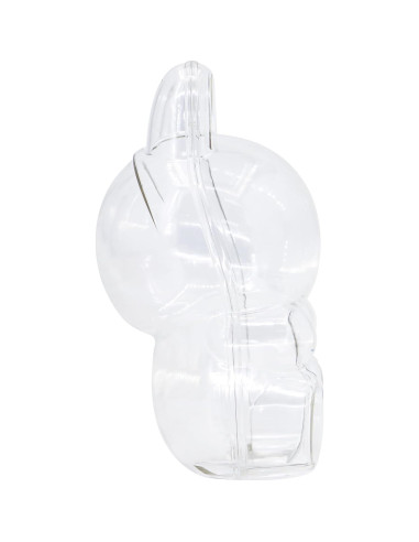 Funda Protectora Acrílica LABUBU para Muñecas - Tamaño Sentado