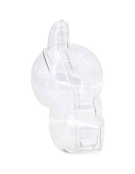 Funda Protectora Acrílica LABUBU para Muñecas - Tamaño Sentado