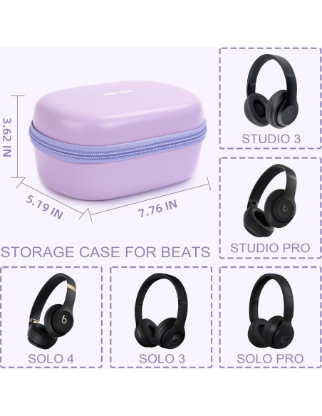 Funda Portátil para Auriculares perfcaze Solo 4/3, Studio Pro - Impermeable