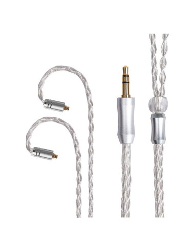 Cable de Reemplazo de Auriculares FEDAI MMCX 1.2m Plata