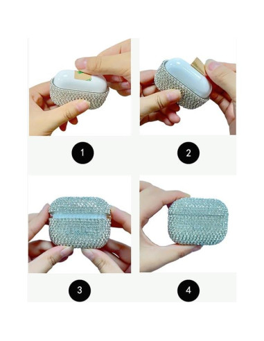 Funda Protectora para Auriculares Inalámbricos Beats Studio Buds - Blanca