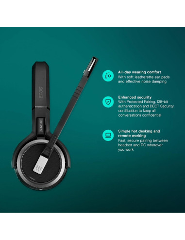 Auricular DECT EPOS SENNHEISER IMPACT SDW 5031 - Inalámbrico