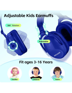 Protectores Auditivos para Niños Hocazor HZ015 - NRR 22dB 2