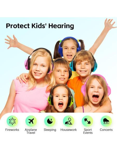 Protectores Auditivos para Niños Hocazor HZ015 - NRR 22dB