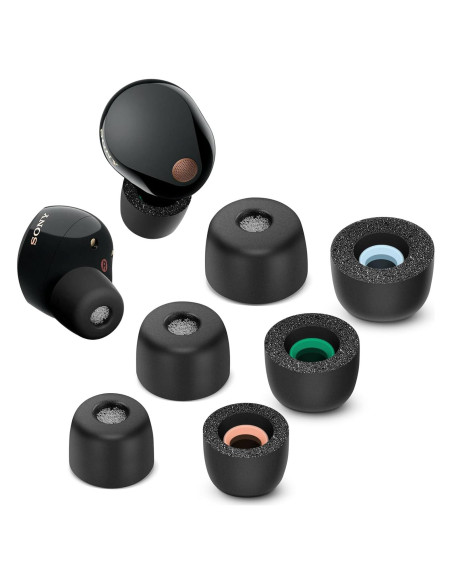 Consejos de Espuma de Memoria Sony WF-1000XM5 - 3 Pares Consejos de Espuma de Memoria Sony WF-1000XM5 - 3 Pares