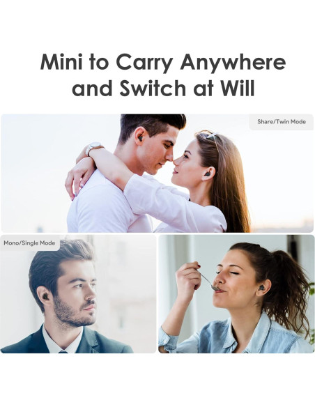 Auriculares Inalámbricos PALOVUE 6877B Bluetooth 5.3 Estéreo