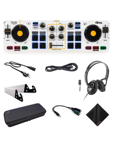 Controlador DJ Hercules DJControl Mix Bluetooth + Auriculares