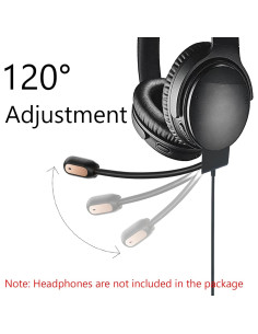 Cable de micrófono Boom ANLINKSHINE 130cm para Bose QC35 II y PS5 2