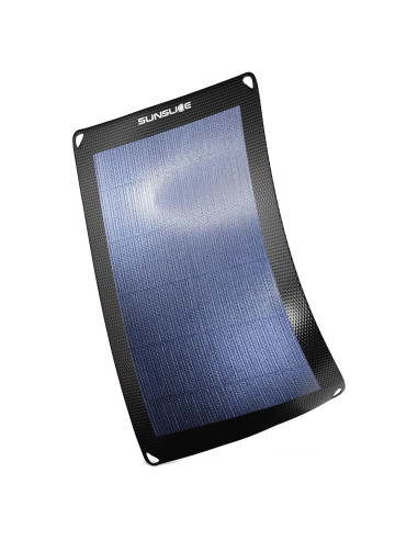 Cargador Solar Flexible Sunslice Fusion Flex 6W USB Negro