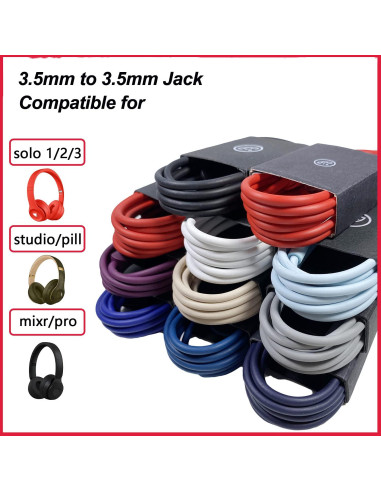 Cable de Audio Alitutumao 1.4m para Auriculares Beats