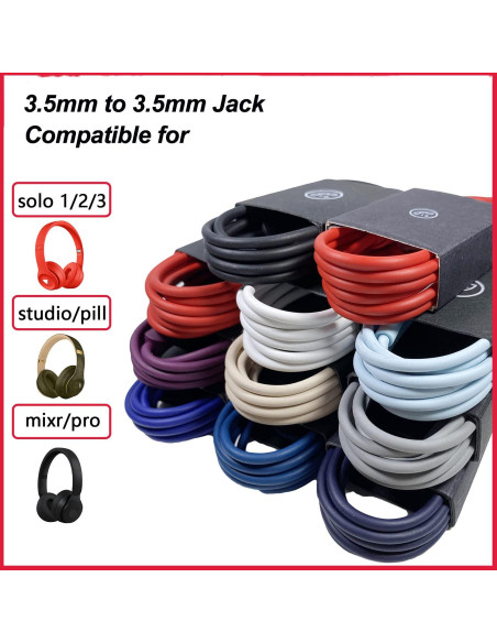 Cable de Audio Alitutumao 1.4m para Auriculares Beats