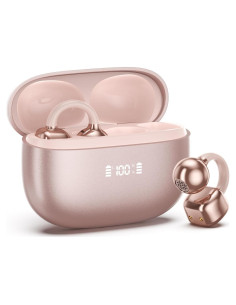 Auriculares Inalámbricos PAXA Clipbuds7 Bluetooth 5.4 Oro Rosa