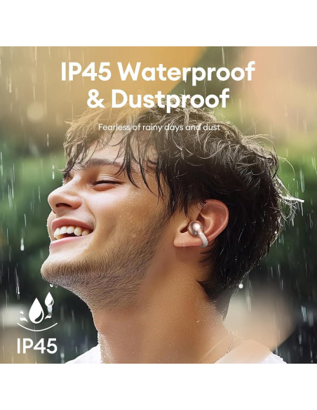 Auriculares Inalámbricos PAXA Clipbuds7 Bluetooth 5.4 Oro Rosa