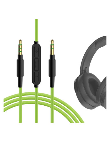 Cable de Audio GEEKRIA 3.5mm con Micrófono para Skullcandy