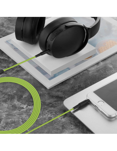 Cable de Audio GEEKRIA 3.5mm con Micrófono para Skullcandy