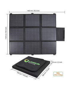 Manta Solar 200W LENSUNSOLAR 12V Ultra Compacta 5.19 kg 2