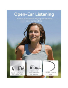 Auriculares de Conducción Ósea SANOTO Bluetooth 5.3 IPX5 8H 2