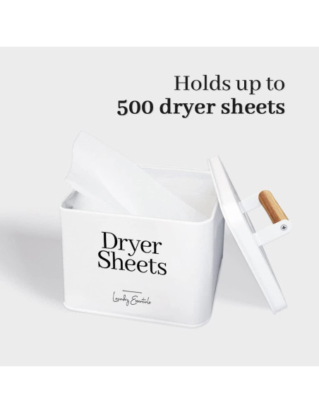 Soporte para Hojas de Secadora Simplation Blanco 500ml Metal