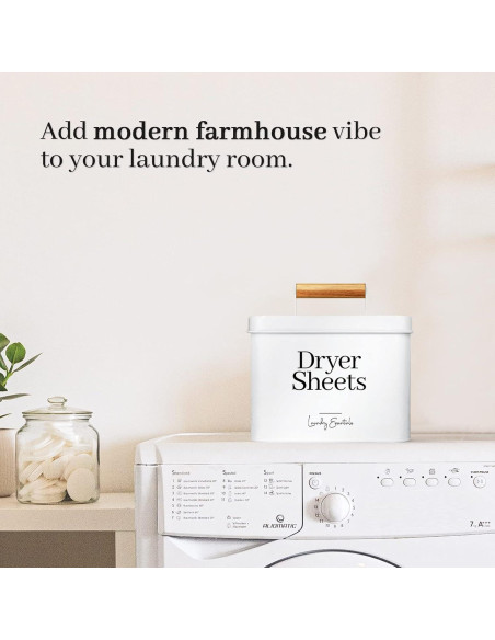 Soporte para Hojas de Secadora Simplation Blanco 500ml Metal