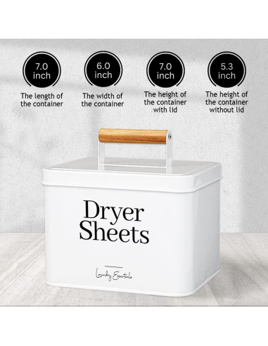 Soporte para Hojas de Secadora Simplation Blanco 500ml Metal