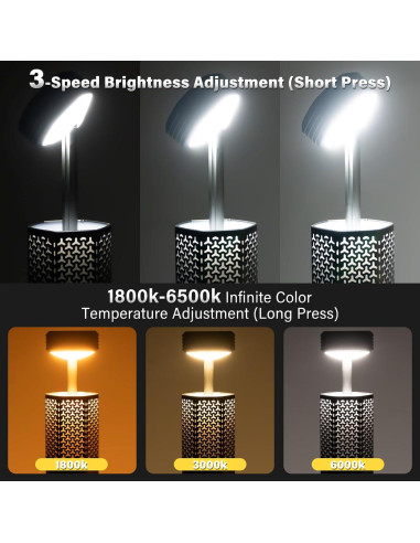 Linterna de Camping Telescópica M KARMATER 10500mAh Impermeable