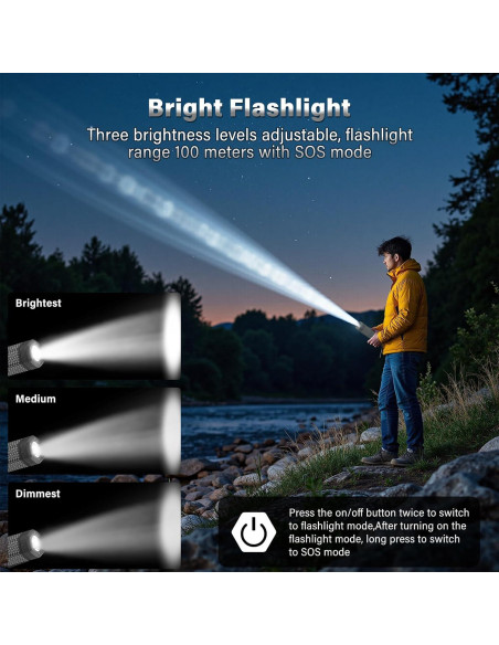 Linterna de Camping Telescópica M KARMATER 10500mAh Impermeable