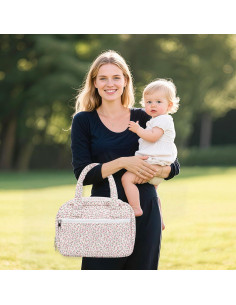 Bolsa para Bomba de Pecho Portátil Acolchada Rosa - Compatible Elvie, Willow, Momcozy 2