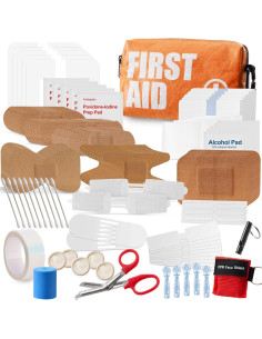 Kit de Primeros Auxilios Dotodo 125 PCS Naranja para Emergencias 2