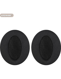 Almohadillas de Repuesto Joghaw para Auriculares Sennheiser HD4.30/HD350BT - Tela Premium y Espuma de Memoria - Negro 2
