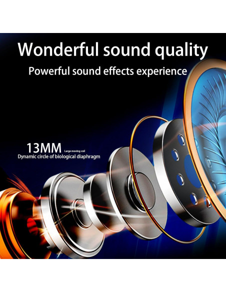 Auriculares Inalámbricos ZJ E-2 Bluetooth 5.3 Estéreo IPX7