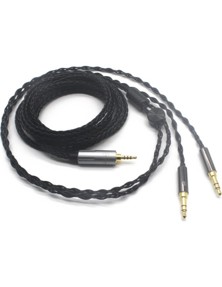 Cable de Reemplazo Youkamoo 2.5mm a Doble 3.5mm 2.02m