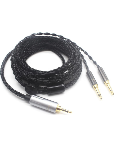 Cable de Reemplazo Youkamoo 2.5mm a Doble 3.5mm 2.02m