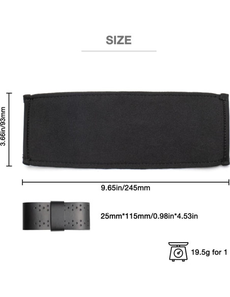 Cubierta de Almohadilla Voarmaks para Auriculares V-MODA - Negro