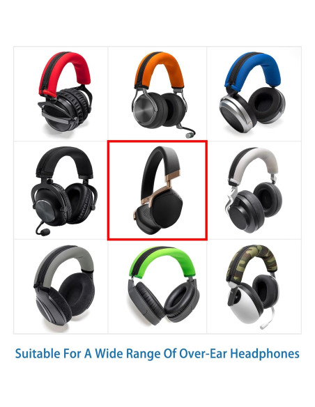 Cubierta de Almohadilla Voarmaks para Auriculares V-MODA - Negro