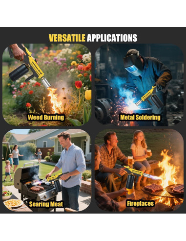 Antorcha de Cocina de Propano TBTeek GF-8012 24" Ajustable