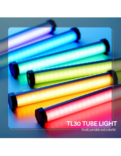 Tubo de Luz LED Godox TL30 RGB Portátil 2700K-6500K 2