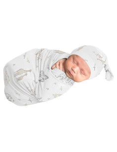 Conjunto Capullo y Gorro Sweet Jojo Designs Safari Bebé