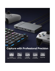 Tarjeta de Captura HDMI ORICO 4K 60Hz Doble Entrada Streaming 2