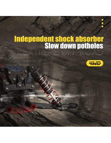 Camión RC 1/14 GUANGDONG Q130 4WD Todo Terreno 30 km/h