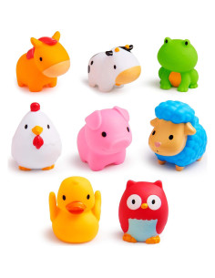 Juguetes de Baño Munchkin Granja 8 Animales Flotantes y Barcos 2