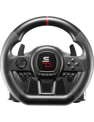 Volante Subsonic GS650-X con palanca y 3 pedales para consolas